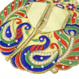indianjadibooti Laddu Gopal (Size 4) poshak for summer set of 2 indianjadibooti Laddu Gopal (Size 4) poshak for summer set of 2
