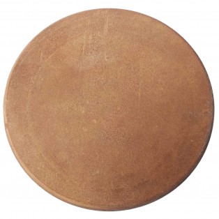 Round Stone Chandan Chakla for Rubbing Sandal Wood, Diameter 5 inch, Brown/White by IndianJadiBooti Round Stone Chandan Chakla for Rubbing Sandal Wood, Diameter 5 inch, Brown/White by IndianJadiBooti