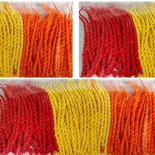 Long Cotton Wicks in 3 Colour (Multicolour) Pack of 5 by IndianJadiBooti Long Cotton Wicks in 3 Colour (Multicolour) Pack of 5 by IndianJadiBooti