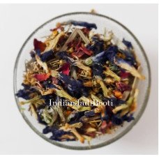 Butterfly Pea Tea with Lemongrass, Rose Petals and Jasmine by IndianJadiBooti