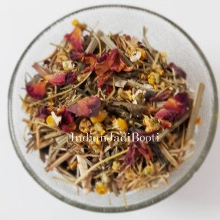 Chamomile Tea with LemonGrass and Rose Petals by IndianJadiBooti
