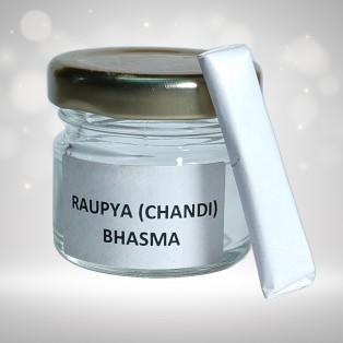 Roupya (Chandi) Bhasma (Powder) (1 Gram) (Pure & Natural) - Rajat Bhasm -  Raupya Bhasma - Silver Bhasam by IndianJadiBooti Roupya (Chandi) Bhasma (Powder) (1 Gram) (Pure & Natural) - Rajat Bhasm -  Raupya Bhasma - Silver Bhasam by IndianJadiBooti