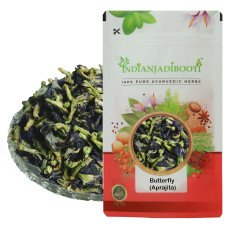 Butterfly Pea Flower for Tea - Aprajita Phool (Dried) - Clitoria Ternatea by IndianJadiBooti