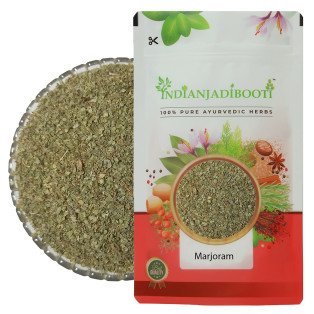 Marjoram Leaves (Tea Cut Format) - Marva - Marua - Thai Basil - Pabri by IndianJadiBooti