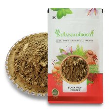 Tulsi Patta Powder - Basil Leaf Powder - Basil Leaves Powder - Ocimum sanctum by IndianJadiBooti