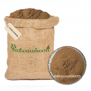 Katha (Powder) - Khair Chaal (Powder) - Khadir Chaal Powder - Acacia Catechu Powder by IndianJadiBooti