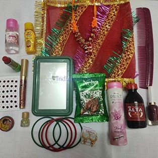 16 Item Shringar Kit For Devi Maa by IndianJadiBooti