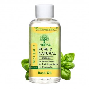Basil Leaves Edible (Essential) (Oil) - Tulsi Patta (Tel) - Ocimum Sanctum by IndianJadiBooti Basil Leaves Edible (Essential) (Oil) - Tulsi Patta (Tel) - Ocimum Sanctum by IndianJadiBooti