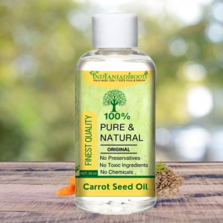 Carrot (Seeds) (Essential) (Oil) - Gajar (Beej) (Tel) - Daucus Carota -  (For Skin Nourishment and Hair Care) by IndianJadiBooti