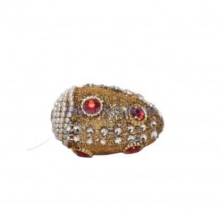 Decorated Nariyal (set of 2 pcs) (5x2 cm weight: 14gm ) by IndianJadiBooti Decorated Nariyal (set of 2 pcs) (5x2 cm weight: 14gm ) by IndianJadiBooti