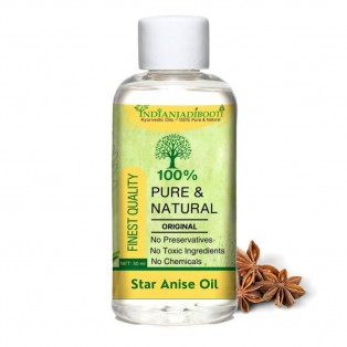 Star Anise Edible (Essential) (Oil) - Chakri Phool (Tel) - Badian Khatai (Tailam) - Illicium Verum by IndianJadiBooti Star Anise Edible (Essential) (Oil) - Chakri Phool (Tel) - Badian Khatai (Tailam) - Illicium Verum by IndianJadiBooti