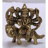 Brass Idol of Mata Sherawali by IndianJadiBooti (L*B 5*5 Cm) weight 107.3 Gm