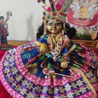 indianjadibooti Laddu Gopal poshak Size 6 No (Mix Colors) by IndianJadiBooti set of 1 indianjadibooti Laddu Gopal poshak Size 6 No (Mix Colors) by IndianJadiBooti set of 1