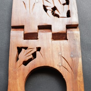 Wooden Holy Book Stand (Length 30* Width13*Height16Cm) (Weight 596 Gm) by IndianJadiBooti