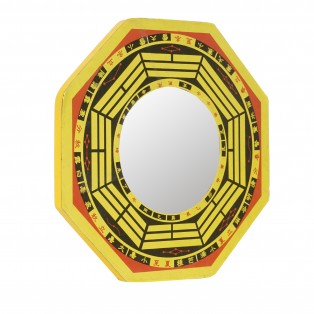 Feng Shui Bagua Pakua Mirror in wood ( Length 15* Width 15 Cm ) (Weight 120 Gm) by IndianJadiBooti Feng Shui Bagua Pakua Mirror in wood ( Length 15* Width 15 Cm ) (Weight 120 Gm) by IndianJadiBooti