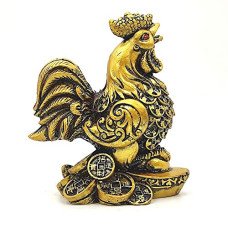 Feng Shui Rooster (Weight 146 Gm) (Height 9.2 Cm) by IndianJadiBooti