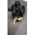 Hair Wig for Laddu Gopal (Black) set of 2 Different Hair Wig With Free Mukut by IndianJadiBooti