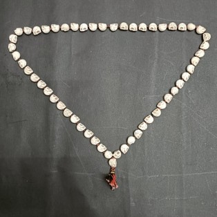Skull / Narmund Mala (Length15.5 Inch ) ( Weight 90 Gm) by IndianJadiBooti 56 beads (beads size 9.8 mm) Skull / Narmund Mala (Length15.5 Inch ) ( Weight 90 Gm) by IndianJadiBooti 56 beads (beads size 9.8 mm)