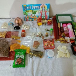 Tulsi Mata Vivah Poojan Samagri Kit by IndianJadiBooti