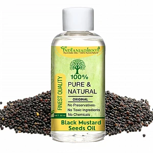 Black Mustard (Seeds) Edible (Cold Pressed) (Oil) - Sarso Kali (Tel) - Mohari (Tailam) - Sarson Kaali - Brassica Nigra by IndianJadiBooti