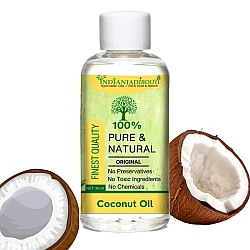Coconut Edible (Wood Pressed) (Oil) (100% Pure) - Nariyal (Tel) - Khopra (Tailam) - Sukha Gola - Cocos Nucifera by IndianJadiBooti