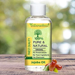 Jojoba Edible (Essential) (Oil) - Simmondsia Chinensis (Tel) (For Skin Care & Hair Care)  by IndianJadiBooti
