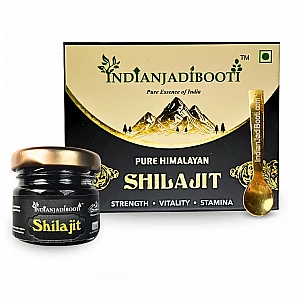 Himalayan Shilajit (Semi Liquid) (Resin)- Shilajatu - Asphaltum | For Better Performance, Power, Stamina and Strength | Builds Immunity (Fulvic Acid 72 Percent, Served along with Certified Lab Report) by IndianJadiBooti