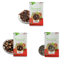 Hair Wash Pack - Hair Care Pack - Hair Cleaning Pack - Amla - Reetha - Shikakai Pack [ Reetha-50Gm - Amla-50Gm - Shikakai-50Gm ] by IndianJadiBooti
