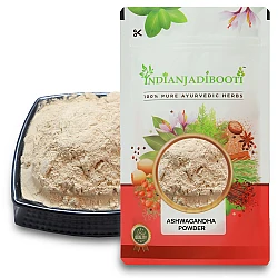 Ashwagandha Roots (Powder) - Ashvagandha Roots Powder - Asgandh Nagori Churna - Indian Ginseng - Winter Cherry - Vajigandha - Withania Somnifera by IndianJadiBooti