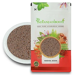 Isabgol (Seeds) (Edible) - Psyllium Seeds - Isab Gol Beej - Plantago Ovata by IndianJadiBooti