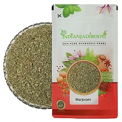 Marjoram (Leaves) (Tea Cut Format) - Marva - Marua - Thai Basil - Pabri - Sweet Marjoram - Origanum Majorana by IndianJadiBooti