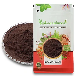 Ratanjot (Roots) (Powder) - Ratanjyot (Jadd) (Powder) - Jatropha Curcas - Alkanna Tinctoria - Alkanet Root - Vembalam Pattai - Lal Jadi - Laljadi - Dyers Bugloss - Onosma Echioides by IndianJadiBooti