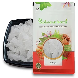 Suhaga (Crystals) - Borax - Sodium Borate - Raw Tankan by IndianJadiBooti