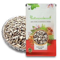 Sunflower (Edible Raw Seeds) (Without Peel) - Surajmukhi (Beej) - Helianthus Annuus by IndianJadiBooti
