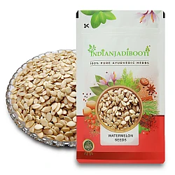 Watermelon (Edible Raw Seeds) (Without Peel) - Water Melon (Seeds) - Tarbooj (Beej) - Tarbuj Beej - Citrullus Lanatus by IndianJadiBooti