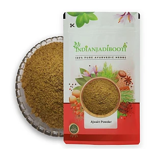 Ajwain Beej (Desi) (Powder) - Carum Copticum - Carom Seeds Powder - Yavani - Ajowan - Omam - Thymol - Trachyspermum Ammi - Lovage - Bishops Weed by IndianJadiBooti