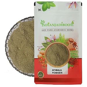 Atibala Panchang (Granular Powder) - Atibala Kanghi Bhusi - Indian Mallow - Abutilon Indicum Bhusi Churn by IndianJadiBooti