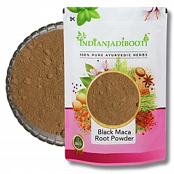 Peruvian (Black) Maca Roots (Powder) (Peru - South America Origin) - Peruvian Ginseng - Lepidium Peruvianum - Lepidium Meyenii by IndianJadiBooti