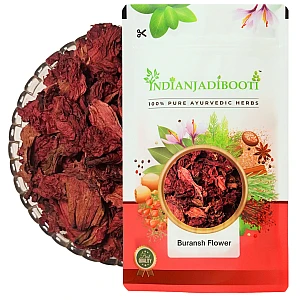 Buransh (Flower Dried) -  Rhododendron Arboreum - Sanjeevini Flower - Red Flower - Burans - Lal Buransh - Laal Buransh by IndianJadiBooti
