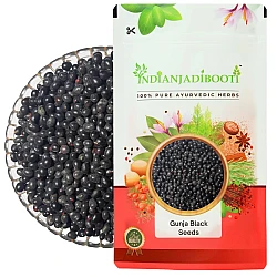 Gunja (Kala) (Seeds) - Chirmati (Black) (Beej) - Kali Ratti - Rosary Pea - Chirmi - Black Gunja - Chinnoti - Abrus Precatorius by IndianJadiBooti