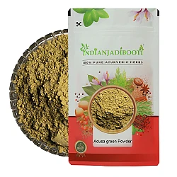 Vasaka Leaf (Powder) - Adusa Powder - Adhatoda Vasica - Adulasa - Wasaka - Bansa Green - Malabar Nut by IndianJadiBooti