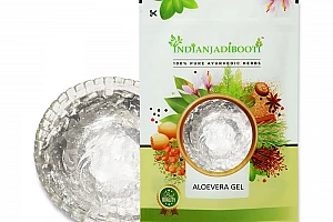 IndianJadibooti Aloevera Gel ( Pure and Colour Free ) - Aloe Vera Gel - Ghrita Kumari