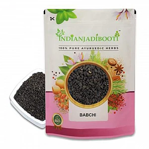 Bakuchi (Beej) - Babchi Seeds - Bavachi Beej - Bavchi Beej - Karpokarishi - Psoralea Seeds - Purple Fleabane - Psoralea Corylifolia by IndianJadiBooti