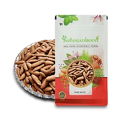 Chilgoza (Edible) (With Shell) - Chilgoja - Pine Nuts - Pinus Gerardiana - Dry Fruit by IndianJadiBooti