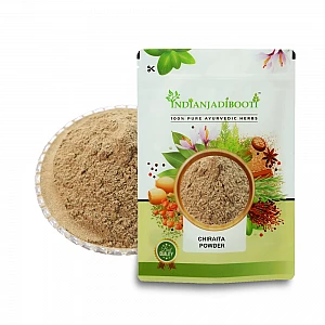 Chirayta Asli (Powder) (Nepal Origin) - Nepali Chiraita Churna - Chiretta Bitter Stick - Swertia Chirata Dry Powder - Andrographis Paniculata - Enicostemma Littorale by IndianJadiBooti