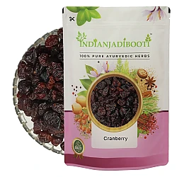 Cranberry (Pure & Natural) (Sugar /Preservatives /Colour Free) - Cranberries - Vaccinium Macrocarpon by IndianJadiBooti