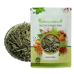 Lemon Grass Herbal Tea (Leaves) - Fever Grass - Jarakush - Cymbopogon Citratus - Boost Metabolism Used for Detox by IndianJadiBooti