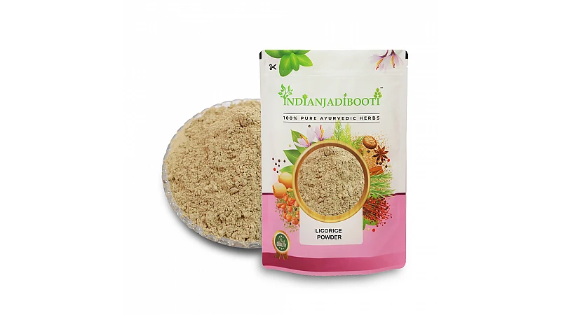 Benefits of Mulethi Licorice Root Powder - Yashtimadhu - Mulhati - Jethimadh - Glycyrrhiza glabra