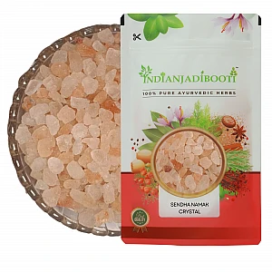 Sendha Namak Pink (Crystal) - Daanedaar Sendha Namak - Lahori Salt - Saindha Namak - Rock Salt - Himalayan Pink Salt by IndianJadiBooti