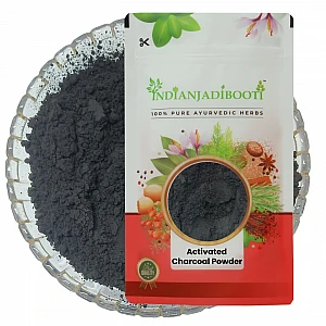 Activated Charcoal (Powder) (Food Grade) (Beauty Powder for Deep Cleansing & Detoxifying) by IndianJadiBooti